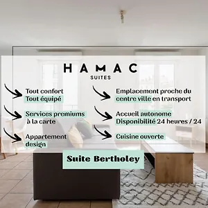  Appartement Hamac Suites - Studio Bertholey - 2people France
